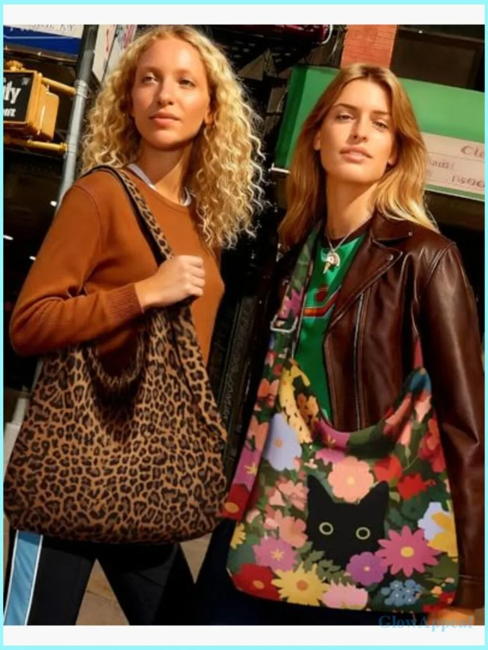 Corduroy Hobo Tote Bag with Zipper, Large Capacity Shoulder Bag for Work Travel